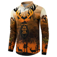 Father And Son Deer Hunting Button Sweatshirt Best Buckin Daddy Ever - Wonder Print Shop
