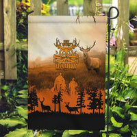 Father And Son Deer Hunting Garden Flag Best Buckin Daddy Ever - Wonder Print Shop