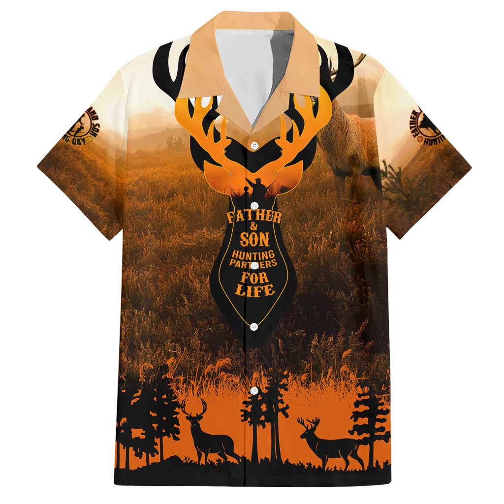 Father And Son Deer Hunting Hawaiian Shirt Best Buckin Daddy Ever - Wonder Print Shop