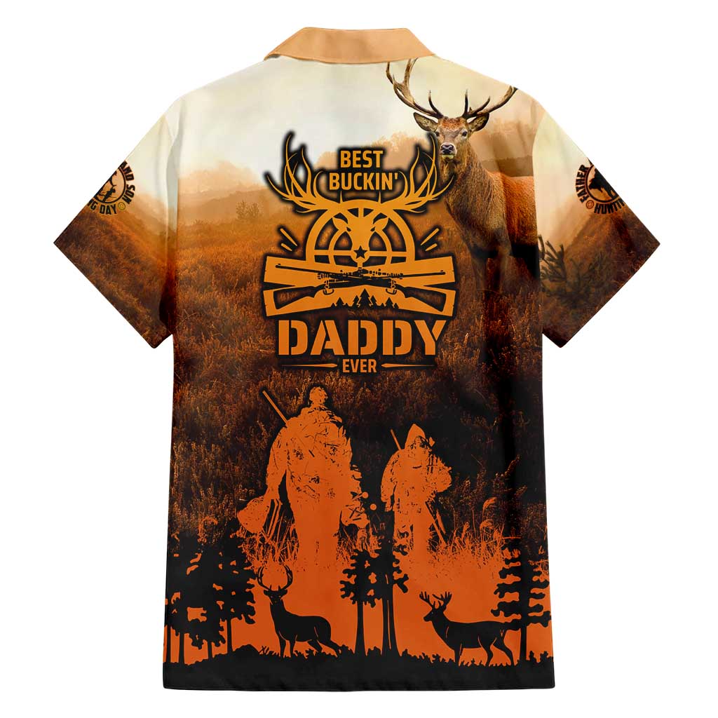 Father And Son Deer Hunting Hawaiian Shirt Best Buckin Daddy Ever - Wonder Print Shop