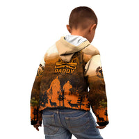 Father And Son Deer Hunting Kid Hoodie Best Buckin Daddy Ever - Wonder Print Shop