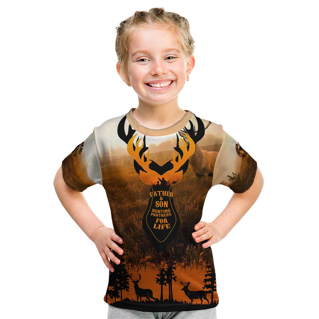 Father And Son Deer Hunting Kid T Shirt Best Buckin Daddy Ever - Wonder Print Shop