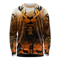 Father And Son Deer Hunting Long Sleeve Shirt Best Buckin Daddy Ever - Wonder Print Shop
