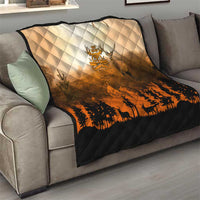 Father And Son Deer Hunting Quilt Best Buckin Daddy Ever - Wonder Print Shop
