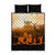 Father And Son Deer Hunting Quilt Bed Set Best Buckin Daddy Ever - Wonder Print Shop