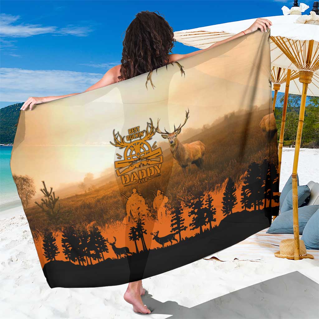 Father And Son Deer Hunting Sarong Best Buckin Daddy Ever - Wonder Print Shop