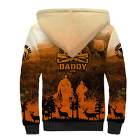 Father And Son Deer Hunting Sherpa Hoodie Best Buckin Daddy Ever - Wonder Print Shop