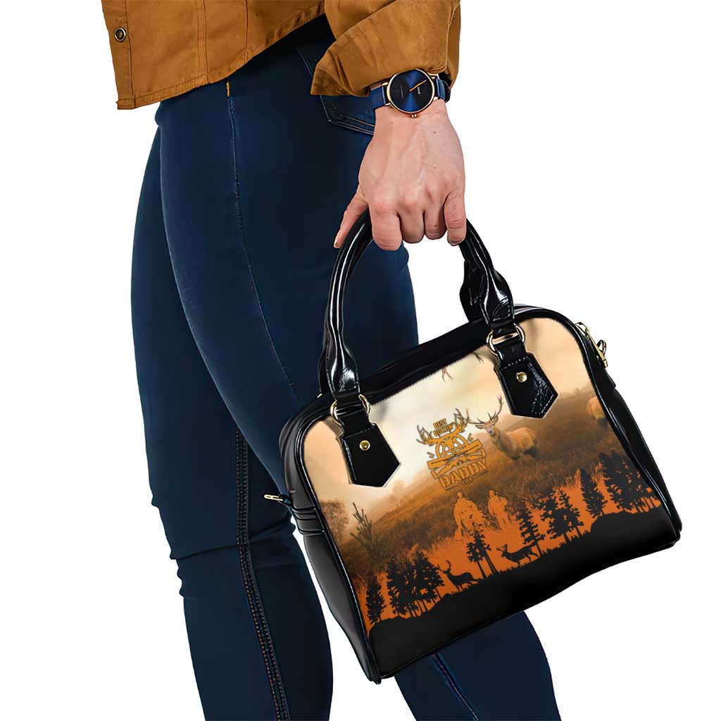 Father And Son Deer Hunting Shoulder Handbag Best Buckin Daddy Ever - Wonder Print Shop