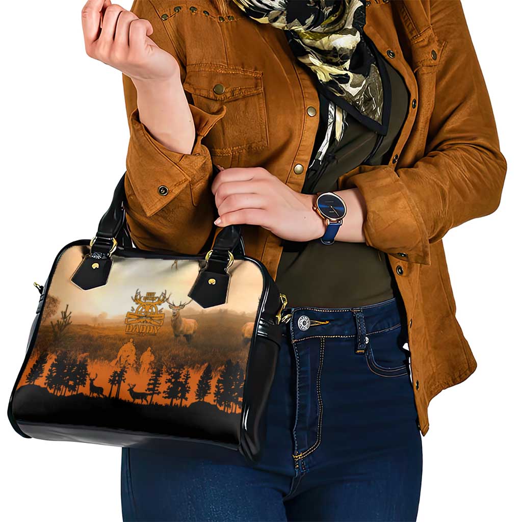 Father And Son Deer Hunting Shoulder Handbag Best Buckin Daddy Ever - Wonder Print Shop