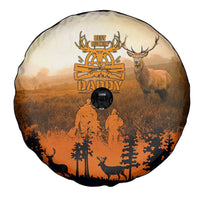 Father And Son Deer Hunting Spare Tire Cover Best Buckin Daddy Ever - Wonder Print Shop