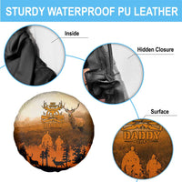 Father And Son Deer Hunting Spare Tire Cover Best Buckin Daddy Ever - Wonder Print Shop
