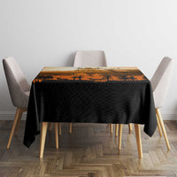 Father And Son Deer Hunting Tablecloth Best Buckin Daddy Ever - Wonder Print Shop