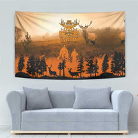 Father And Son Deer Hunting Tapestry Best Buckin Daddy Ever - Wonder Print Shop