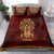 Personalized Anubis Bedding Set Ancient Egyptian Pattern In Red - Wonder Print Shop