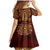 Personalized Anubis Family Matching Mermaid Dress and Hawaiian Shirt Ancient Egyptian Pattern In Red - Wonder Print Shop
