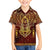 Personalized Anubis Family Matching Off Shoulder Short Dress and Hawaiian Shirt Ancient Egyptian Pattern In Red