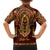 Personalized Anubis Family Matching Puletasi and Hawaiian Shirt Ancient Egyptian Pattern In Red