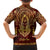 Personalized Anubis Family Matching Short Sleeve Bodycon Dress and Hawaiian Shirt Ancient Egyptian Pattern In Red