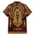 Personalized Anubis Family Matching Summer Maxi Dress and Hawaiian Shirt Ancient Egyptian Pattern In Red - Wonder Print Shop