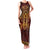 Personalized Anubis Family Matching Tank Maxi Dress and Hawaiian Shirt Ancient Egyptian Pattern In Red - Wonder Print Shop