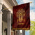 Personalized Anubis Garden Flag Ancient Egyptian Pattern In Red - Wonder Print Shop