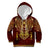 Personalized Anubis Kid Hoodie Ancient Egyptian Pattern In Red - Wonder Print Shop