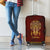 Personalized Anubis Luggage Cover Ancient Egyptian Pattern In Red - Wonder Print Shop