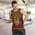 Personalized Anubis Men Tank Top Ancient Egyptian Pattern In Red - Wonder Print Shop