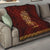 Personalized Anubis Quilt Ancient Egyptian Pattern In Red - Wonder Print Shop