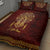 Personalized Anubis Quilt Bed Set Ancient Egyptian Pattern In Red - Wonder Print Shop