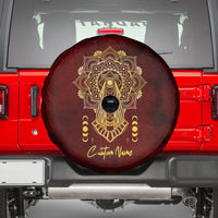 Personalized Anubis Spare Tire Cover Ancient Egyptian Pattern In Red - Wonder Print Shop