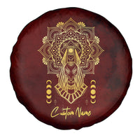 Personalized Anubis Spare Tire Cover Ancient Egyptian Pattern In Red - Wonder Print Shop