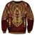 Personalized Anubis Sweatshirt Ancient Egyptian Pattern In Red - Wonder Print Shop