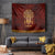 Personalized Anubis Tapestry Ancient Egyptian Pattern In Red - Wonder Print Shop