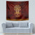 Personalized Anubis Tapestry Ancient Egyptian Pattern In Red - Wonder Print Shop
