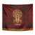 Personalized Anubis Tapestry Ancient Egyptian Pattern In Red - Wonder Print Shop