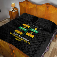 Never Apologize For Your Pride Quilt Bed Set African Black History - Wonder Print Shop