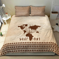Root Africa Bedding Set African Map - Wonder Print Shop