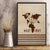 Root Africa Canvas Wall Art African Map - Wonder Print Shop