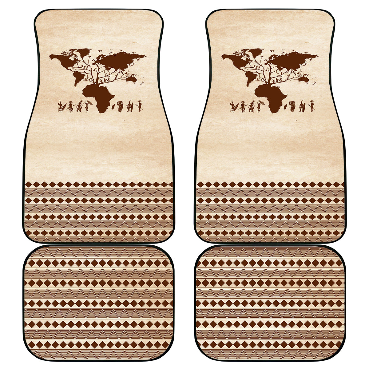 Root Africa Car Mats African Map - Wonder Print Shop