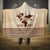 Root Africa Hooded Blanket African Map