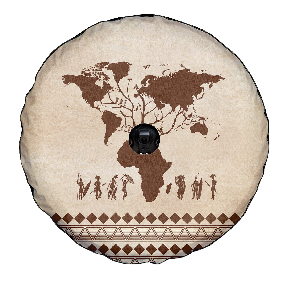 Root Africa Spare Tire Cover African Map - Wonder Print Shop