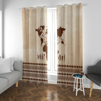 Root Africa Window Curtain African Map - Wonder Print Shop