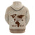 Root Africa Zip Hoodie African Map - Wonder Print Shop