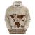 Root Africa Zip Hoodie African Map - Wonder Print Shop
