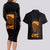 Personalized Beautiful Black Girl Couples Matching Long Sleeve Bodycon Dress and Hawaiian Shirt Women Africa - Wonder Print Shop