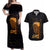 Personalized Beautiful Black Girl Couples Matching Off Shoulder Maxi Dress and Hawaiian Shirt Women Africa - Wonder Print Shop