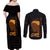 Personalized Beautiful Black Girl Couples Matching Off Shoulder Maxi Dress and Long Sleeve Button Shirt Women Africa - Wonder Print Shop
