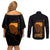 Personalized Beautiful Black Girl Couples Matching Off Shoulder Short Dress and Long Sleeve Button Shirt Women Africa - Wonder Print Shop