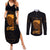 Personalized Beautiful Black Girl Couples Matching Summer Maxi Dress and Long Sleeve Button Shirt Women Africa - Wonder Print Shop